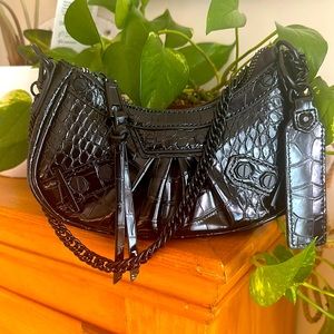 New Aldo small black purse with chain strap